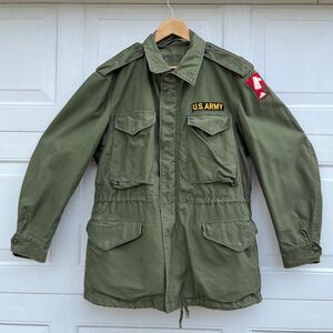 VTG 1953 US Army M-51 Field Jacket OG107 Prentice Zip 70th Patch M